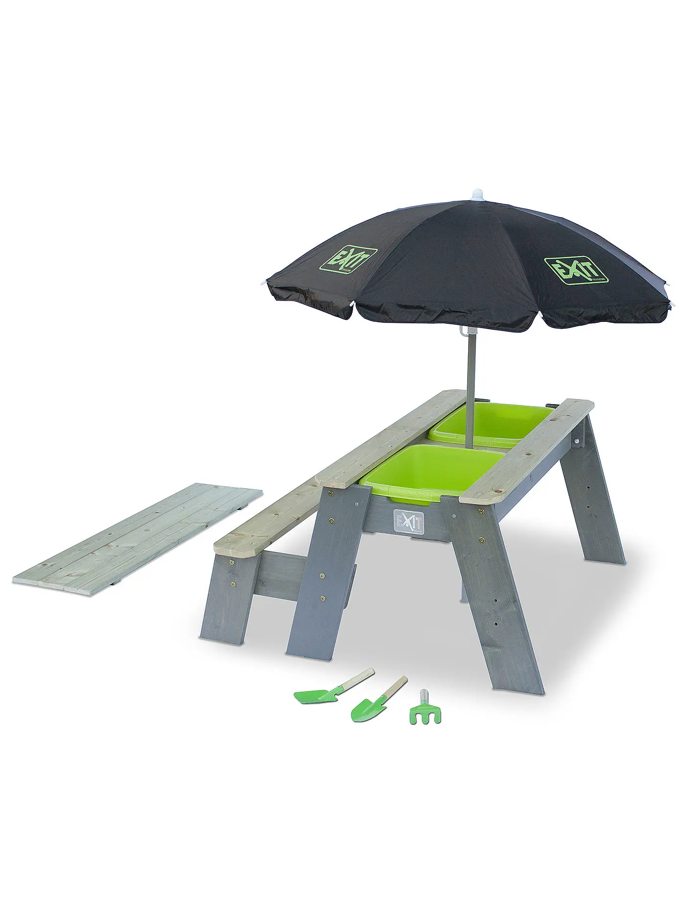 EXIT TOYS | Aksent Sand-, Wasser- und Picknicktisch L Deluxe | 